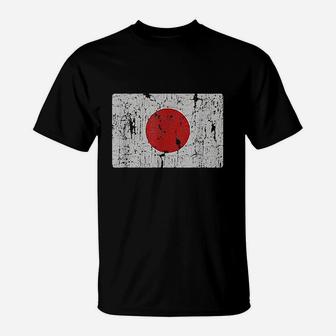 Vintage Japanese Flag Of Japan Souvenir Gift T-Shirt | Crazezy DE