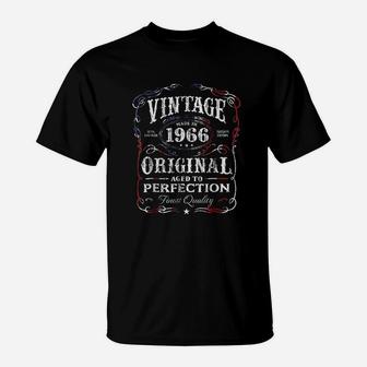 Vintage Made In 1966 55Th Birthday T-Shirt | Crazezy UK