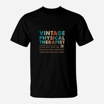 Vintage Physical Therapist T-Shirt - Monsterry UK