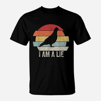 Vintage Retro I Am A Lie Birds Are Not Real T-Shirt | Crazezy UK