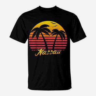 Vintage Retro Summer Vacation Bahamas Nassau Beach T-Shirt | Crazezy UK