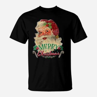 Vintage Santa Claus St Nicholas Old Fashioned Christmas Sweatshirt T-Shirt | Crazezy DE
