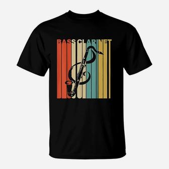 Vintage Style Bass Clarinet T-Shirt | Crazezy AU