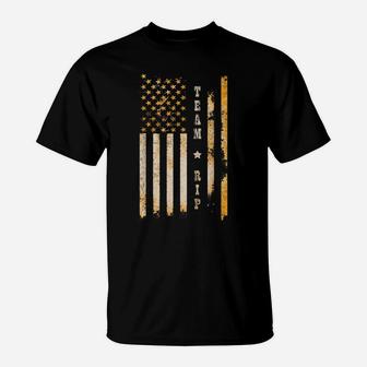 Vintage Team Rip Flag T-Shirt | Crazezy