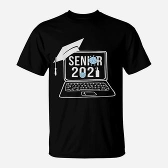 Virtual Senior 2021 Grad 2021 Graduation T-Shirt - Thegiftio UK