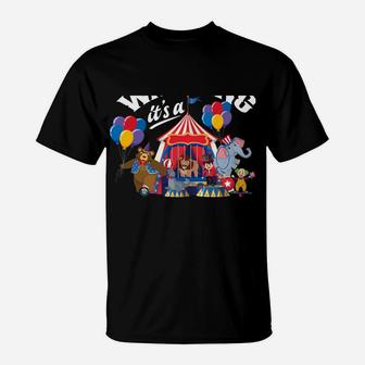 Warning It's A Circus Here Today Carnival Birthday Party T-Shirt | Crazezy CA
