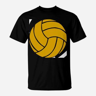 Water Polo Ball Love Heart Symbol Swimming Sport Gifts T-Shirt | Crazezy