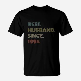 Wedding Anniversary Gift Best Husband Since 1994 T-Shirt - Thegiftio UK