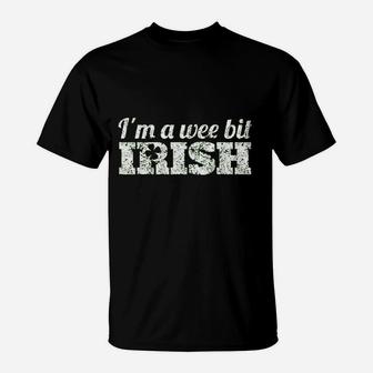 Wee Bit Irish Funny Irish Heritage St Paddys T-Shirt - Thegiftio