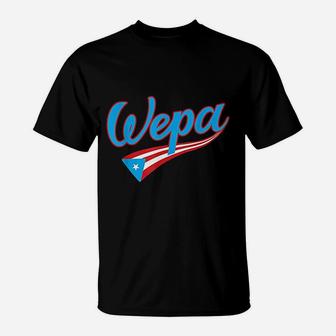 Wepa Puerto Rico Flag T-Shirt | Crazezy