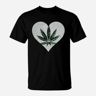 White Heart Love T-Shirt | Crazezy DE