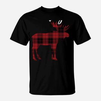 Wifey Moose Xmas Matching Family Christmas Pajamas Pjs Sweatshirt T-Shirt | Crazezy