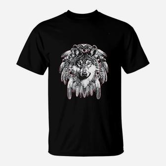 Wolf Dream Catcher T-Shirt - Thegiftio UK