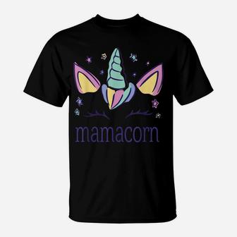 Women Mamacorn Unicorn Birthday Shirt Cute Mother's Day T-Shirt | Crazezy DE