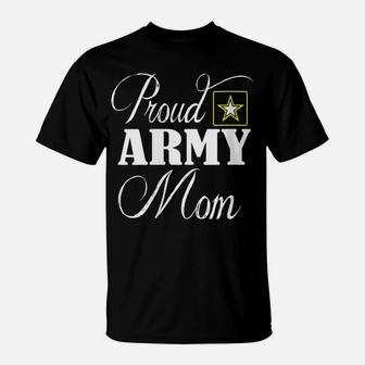 Womens Army Mom Shirt - Proud Army Mom T-Shirt | Crazezy CA