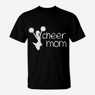 Womens Cheer Mom Cheerleader Squad Team T-Shirt | Crazezy