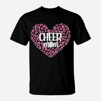 Womens Cheer Mom Proud Cheerleading Mama Cheerleader Mother T-Shirt | Crazezy UK