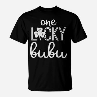 Womens Funny One Lucky Bubu St Patricks Day Gift Womens T-Shirt | Crazezy
