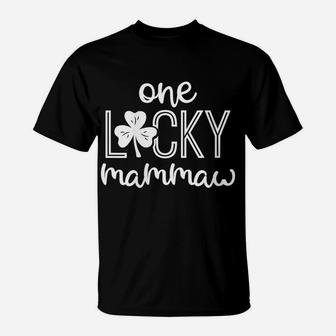 Womens Funny One Lucky Mammaw St Patricks Day Gift Womens T-Shirt | Crazezy