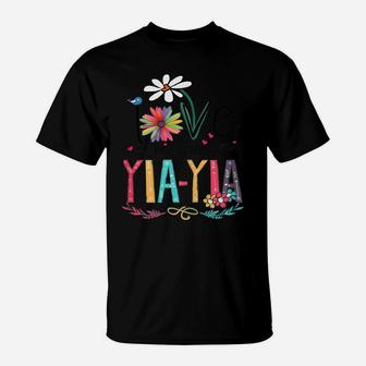 Womens I Love Being Called Yia Yia Sunflower Mothers Day Gift T-Shirt | Crazezy CA