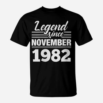 Womens Legend Since November 1982 - 38Th Birthday 38 Year Old Gift T-Shirt | Crazezy