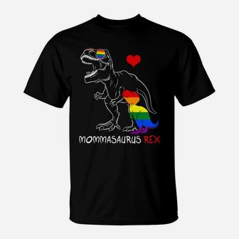 Womens Lgbt Mommasaurus Mama Rex Gay Pride Proud Mom Mother's Day T-Shirt | Crazezy DE
