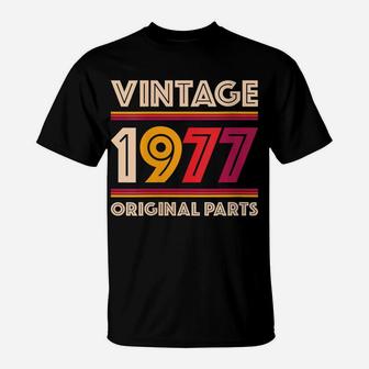 Womens Made In 1977 42 Years Old Gift Vintage 42Nd Birthday T-Shirt | Crazezy DE