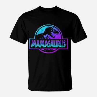 Womens Mamasaurus Dinosaur Tshirt Rex Mother Day For Mom Gift T-Shirt | Crazezy