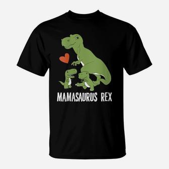 Womens Mamasaurus Rex Dinosaur Lover Mother's Day Gift T-Shirt | Crazezy