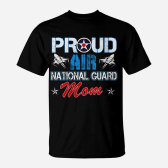 Womens Proud Air National Guard Mom Air Force Veterans Day T-Shirt | Crazezy UK