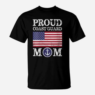 Womens Proud Coast Guard Mom T-Shirt | Crazezy AU
