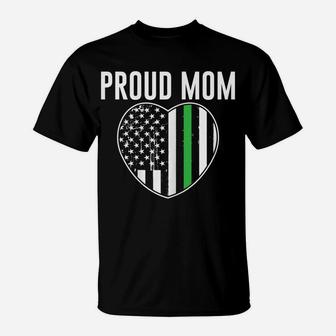 Womens Proud Mom Of Game Warden Law Enforcement Officer T-Shirt | Crazezy DE