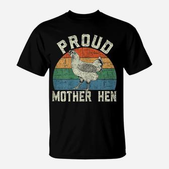 Womens Proud Mother Hen Chicken Lover Mama Best Mom Ever Farmer T-Shirt | Crazezy