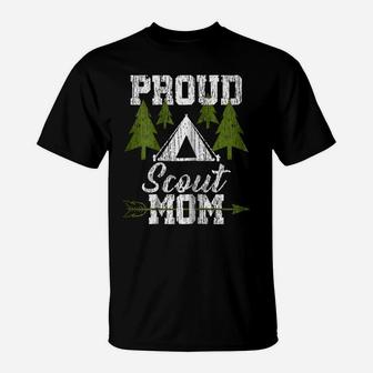 Womens Proud Scout Mom - Scouting Mother Shirt Gift T-Shirt | Crazezy DE