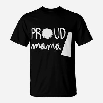 Womens Rising Adventures Proud Mom Cheer T-Shirt | Crazezy