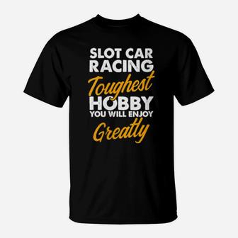 Womens Slot Car Racing Enjoy Race Track Racer T-Shirt - Monsterry UK