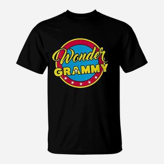 Wonder Grammy Superhero Woman Gift Mom Grandma T-Shirt | Crazezy UK