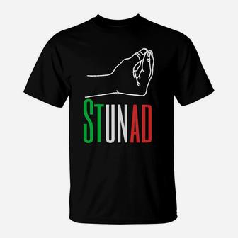 Words In Italian Stunad Italian Funny Italy Gift T-Shirt | Crazezy