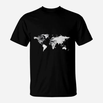 World Map Atlas T-Shirt | Crazezy