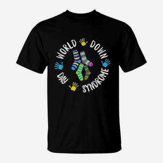 World Syndrome Day Awareness Socks Down Right Kids T-Shirt - Thegiftio UK