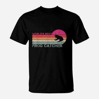 Worlds Best Frog Catcher T-Shirt | Crazezy