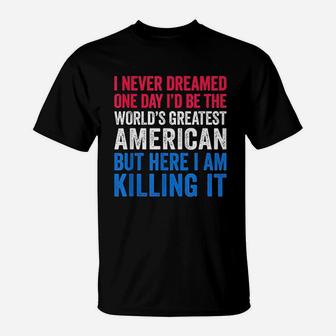 Worlds Greatest American T-Shirt | Crazezy DE