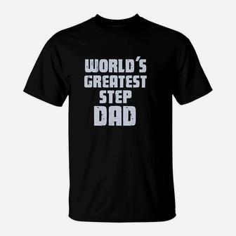 Worlds Greatest Step Dad T-Shirt - Thegiftio UK