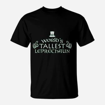 World’s Tallest Leprechaun Funny St Patrick’s Day Irish T-Shirt - Thegiftio