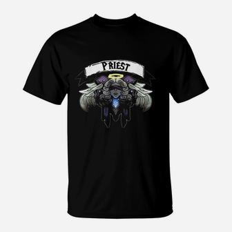Wow Priest Role Playing Gamer T-Shirt | Crazezy DE