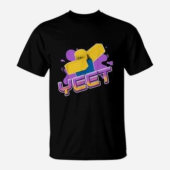 Yeet Meme Dabbing Dancing Noob Gamer Gift T-Shirt | Crazezy