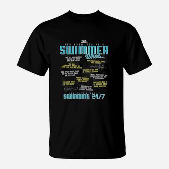 You Know You Are A Swimmer When T-Shirt | Crazezy