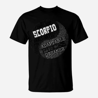 Zodiac Facts Men & Women Scorpio And Pisces T-Shirt T-Shirt | Crazezy CA