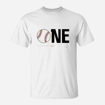 1St Birthday Baseball T-Shirt | Crazezy DE