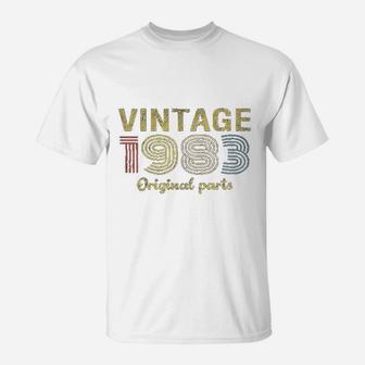 38Th Birthday Vintage 1983 T-Shirt | Crazezy